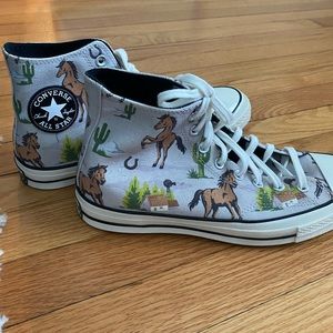 Western theme converse- super rare and unique!!!